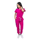 Pijama Quirúrgica Mujer Jogger Stretch Bugambilia Scrub Nala