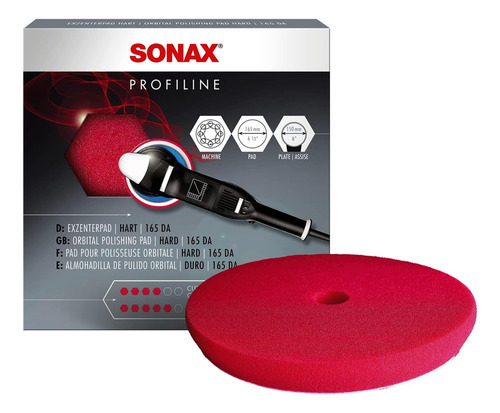 Cojín Sonax Da Finishing, Rojo, Grande