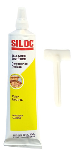 Sellador Sintetico Siloc Carroceria Optica Marfil X 100g