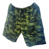 Bermuda Short Camuflada Talles Especiales Extra Grandes