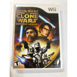 Video Juego Atar Wars Clone Wars Repúblic Héroes Para Wii