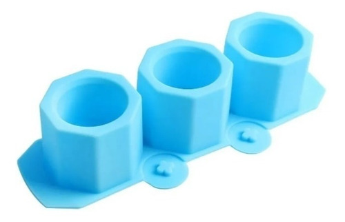 Molde Silicona Hexagonal Set De 3 Ideal Epoxica, Maceta Vela