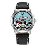 Citizen Disney Sensational Six Aw1235-06w ......... Dcmstore Color De La Correa Negro Color Del Bisel Plata Color Del Fondo Azul 61499