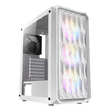 Gabinete Gamer Antec Nx292 White Mid Tower + 3 Ventiladores