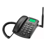 Telefone Celular De Mesa Fixo Rural Gsm100 Preto Elgin T Ope