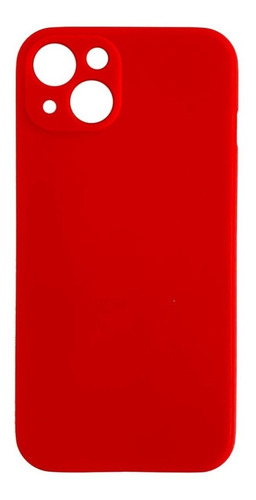 Capa Capinha Case Silicone Aveludada Vermelha P/ iPhone 13