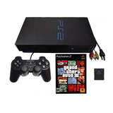 Ps2 Fat Playstation 2 100% Funcional Con Grand Theft Auto 3 