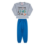 Kit Lote 2 Conjunto Masculino Infantil Roupa Inverno Atacado