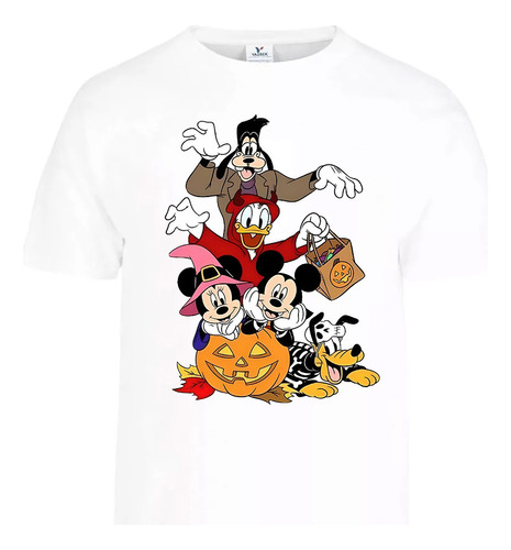 Camisetas Disney Mickey Mouse Halloween #2 Grandes Diseños