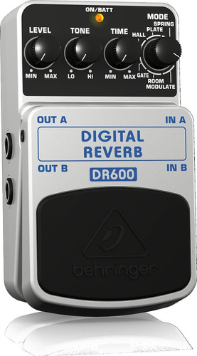 Pedal Behringer P/ Guitarra Digital Reverb Dr600 + Garantia!