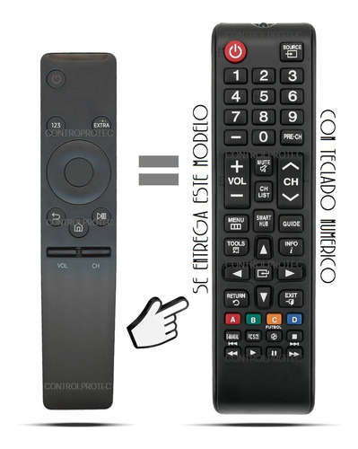 Control Remoto Para Samsung Bn59-01259b C Teclado Numérico