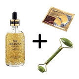 Kit Sérum Colágeno 24k + Rodillo Jade + Parche Ojos Oro