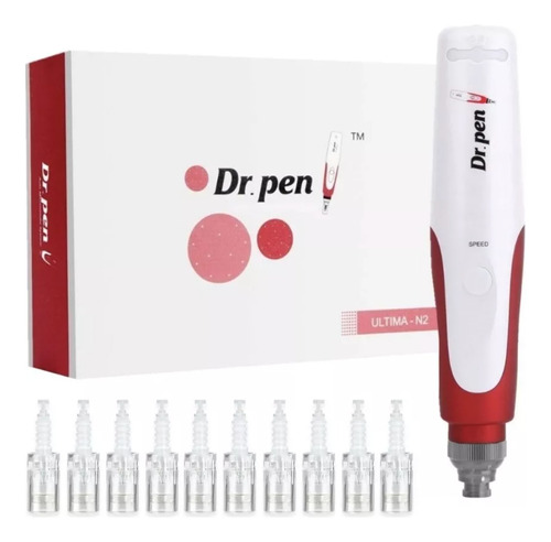 Dermapen Dr Pen N2 - Inalambrico + 10 Agujas Nano + Curso