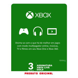 Xbox Live Gold 3 Meses - Xbox One/xbox Series