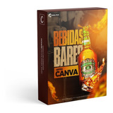 Pack Canva Bares , Bebidas Editável 90 Artes + Stories