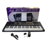 Organo Electrónico Teclado Musical De 54 Teclas Bluetooth