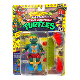 Tortugas Ninja Vintage Reissue Mike Skateboardin Playmates *