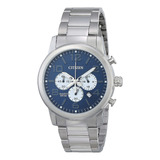 Reloj Hombre Citizen An8050-51m Cuarzo Pulso Plateado En