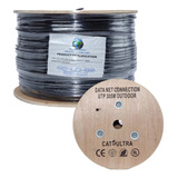 Cable Utp Categoría 5e 100% Cobre Exterior Caja X 305 Metros