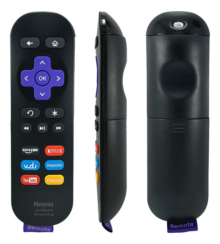 Control Compatible Roku Express Premiere 1/2/3 + Funda Pila