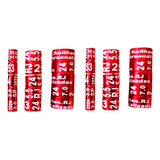 Anilhas De Marcação Alumínio Agapornis Red Rumped 4,5mm 10un