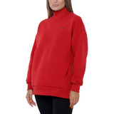 Buzo De Mujer Montagne Thera Friza Cuello Polera