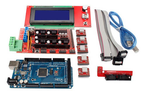 Kit Impresora 3d Cnc - Cama + Ramps + Arduino Mega + Pololu