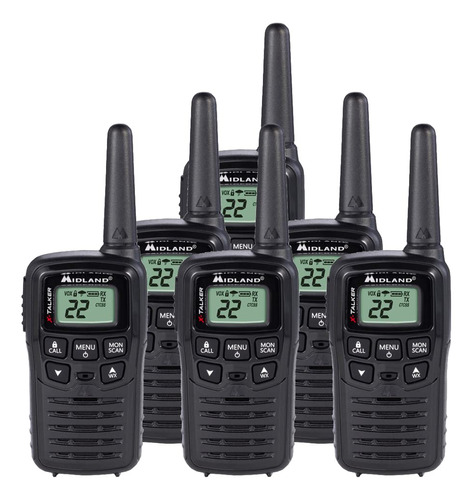 Paquete De 6 Radios Bidireccionales Con Alcance De Hasta 32