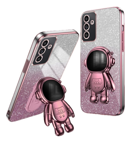 Bling Silicona Funda Case For Samsung + Astronauta Soport