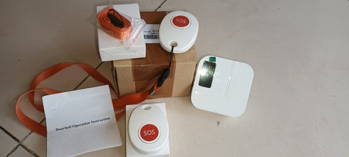 Llamador Inalámbrico Wifi Timbre Sos Alarma Sensor Seguridad