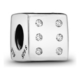 Pandora Dice Charm Bracelet Charm Moments Pulseiras  Impres