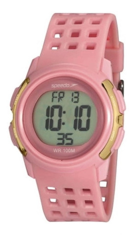Relógio Speedo 80652l0evnp2 Digital Pulso Rosa Dourado