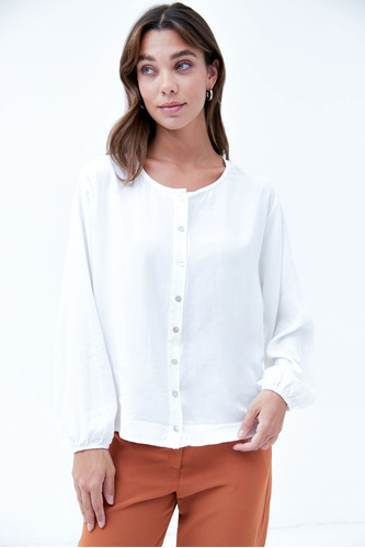 Blusa Poplin Nano  Liso Lisboa #2321