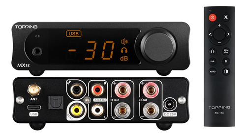 Topping Mx3s Amplificador De Auriculares Hifi Dac Amp Ak4377