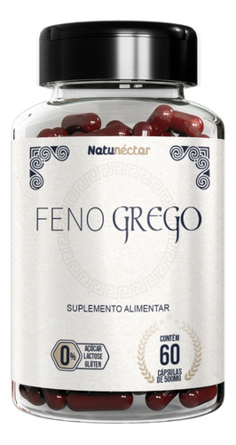 Feno Grego 60 Caps Premium Original 100% Natural- Natunéctar