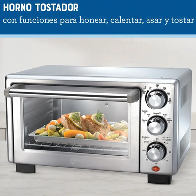 Oster® Horno Tostador 18l Con Convección Plateado Gris | Envío gratis