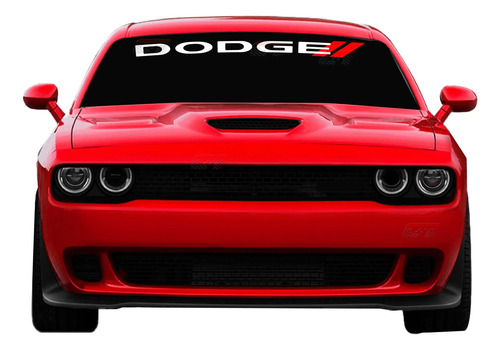 Calcomanía Compatible Con Dodge Parabrisas Universal Vinil