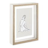 Porta Retrato Mesa Mdf 20x25 - Mart Cor Branco