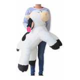 Vaca De Peluche Someli 1m Suavecita Hermosa Negra