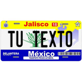 Placas Para Auto Personalizadas Jalisco Magey