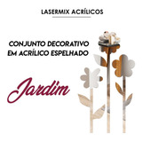 Espelho Decorativo Em Acrílico - Jardim Lasermix