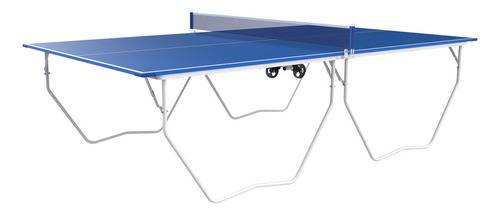 Mesa De Ping Pong Agm Junior Fabricada En Mdf Color Azul