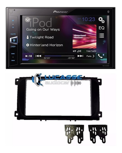 Stereo Pioneer 2 Din Usb Bluetooth Tactil + Marco Focus 2