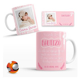 30 Tazas Personalizadas Recuerdos Bautizo Niña Con Su Foto