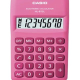 Calculadora De Bolso 8 Dígitos Casio Hl-815l Rosa
