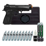 Kit C12 Airgun 4.5mm + 2 Tubete 500un +  Maleta + Acessórios