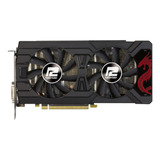 Placa De Vídeo Amd Powercolor  Red Dragon Radeon Rx 500 Series Rx 570 Axrx 570 8gbd5-3dhd/oc 8gb