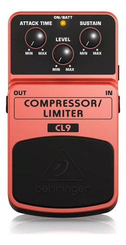 Pedal Compressor/limiter Behringer Cl9 Compresor Limtador