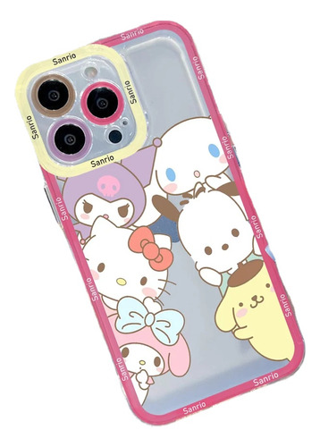 Funda De Teléfono Pom Purin Cinnamoroll Para iPhone 15 14 13