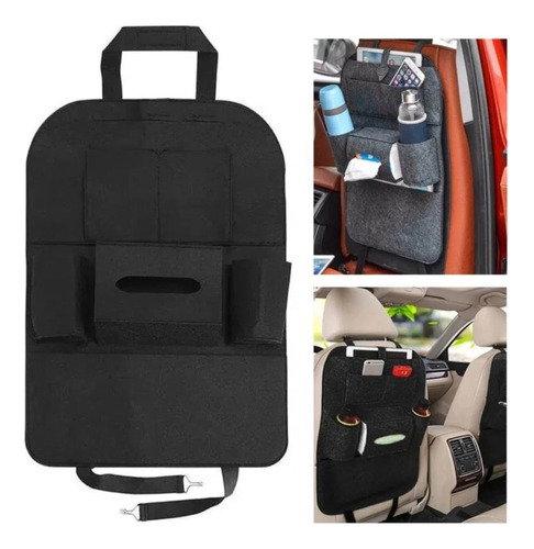 Organizador Auto Asiento Porta Tablet Celular Botella